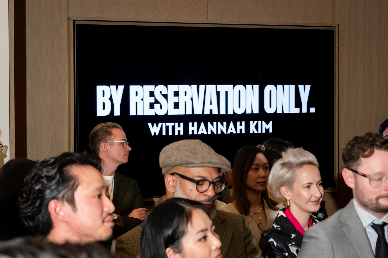By Reservation Only launch event moment 33