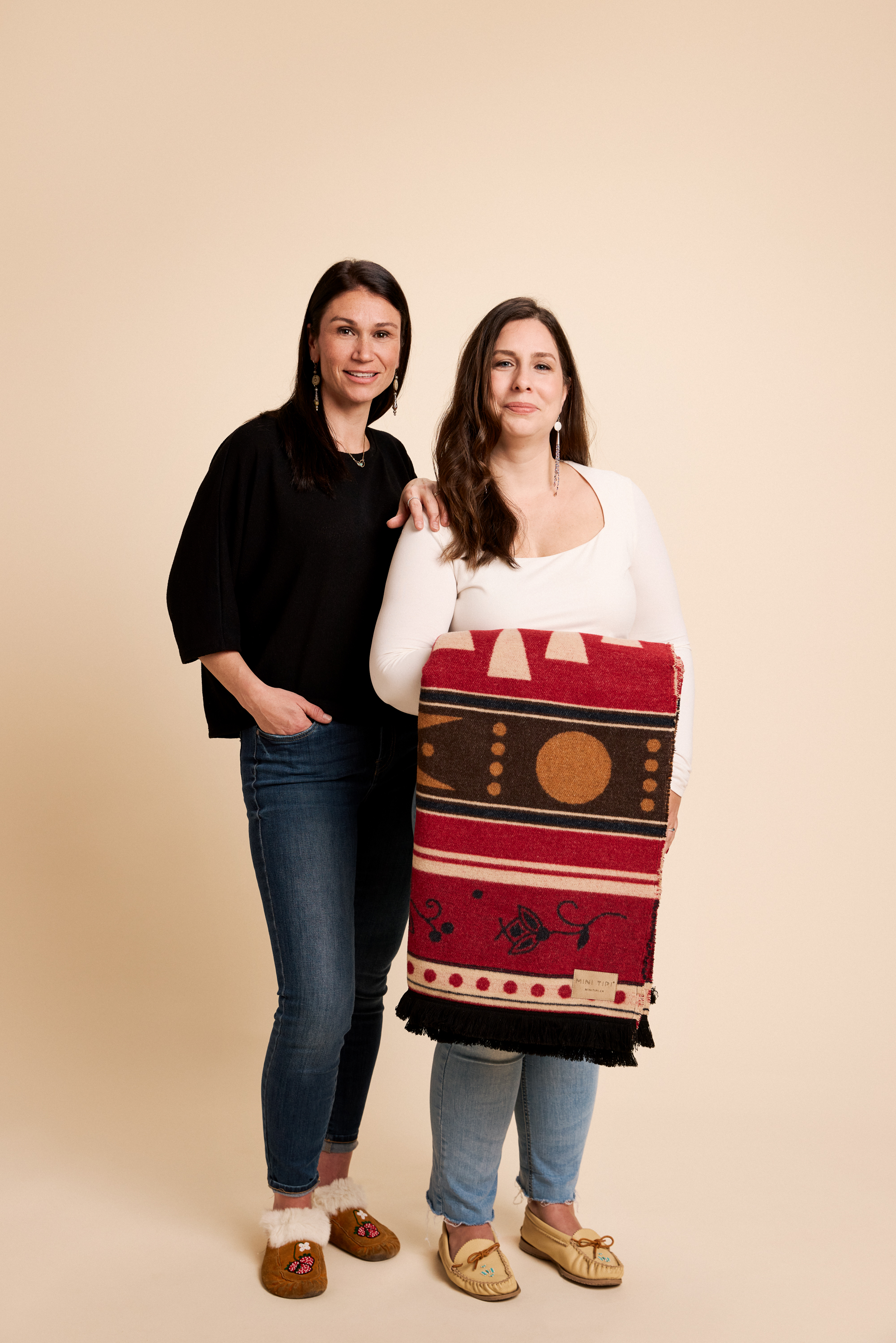 MINI TIPI authentic Indigenous design blanket product shot