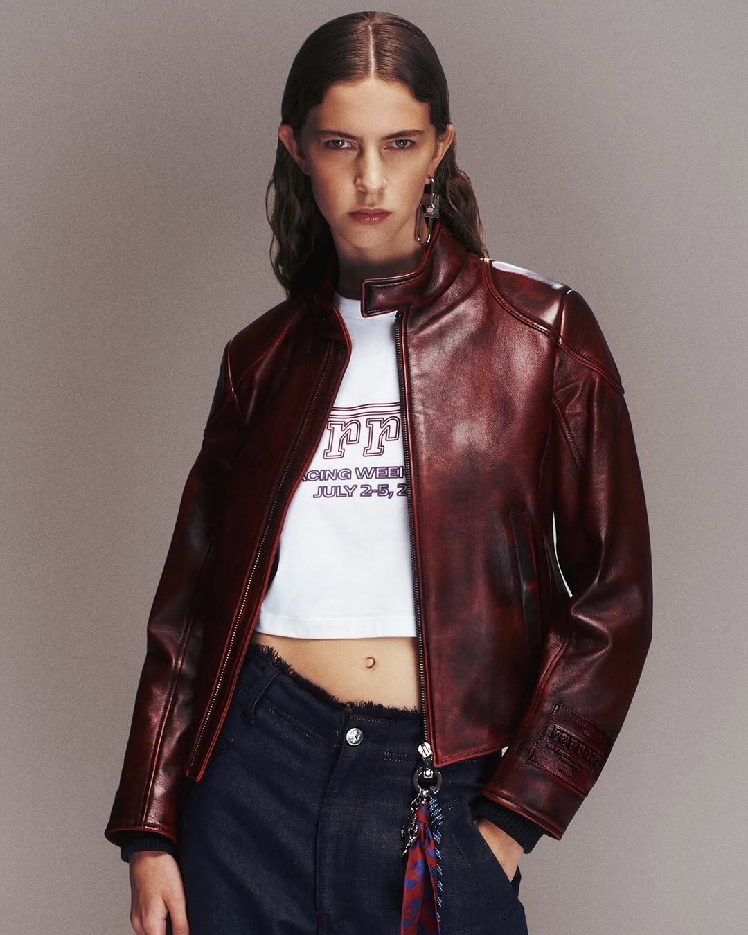 Ferrari Style jacket street styling for British GP