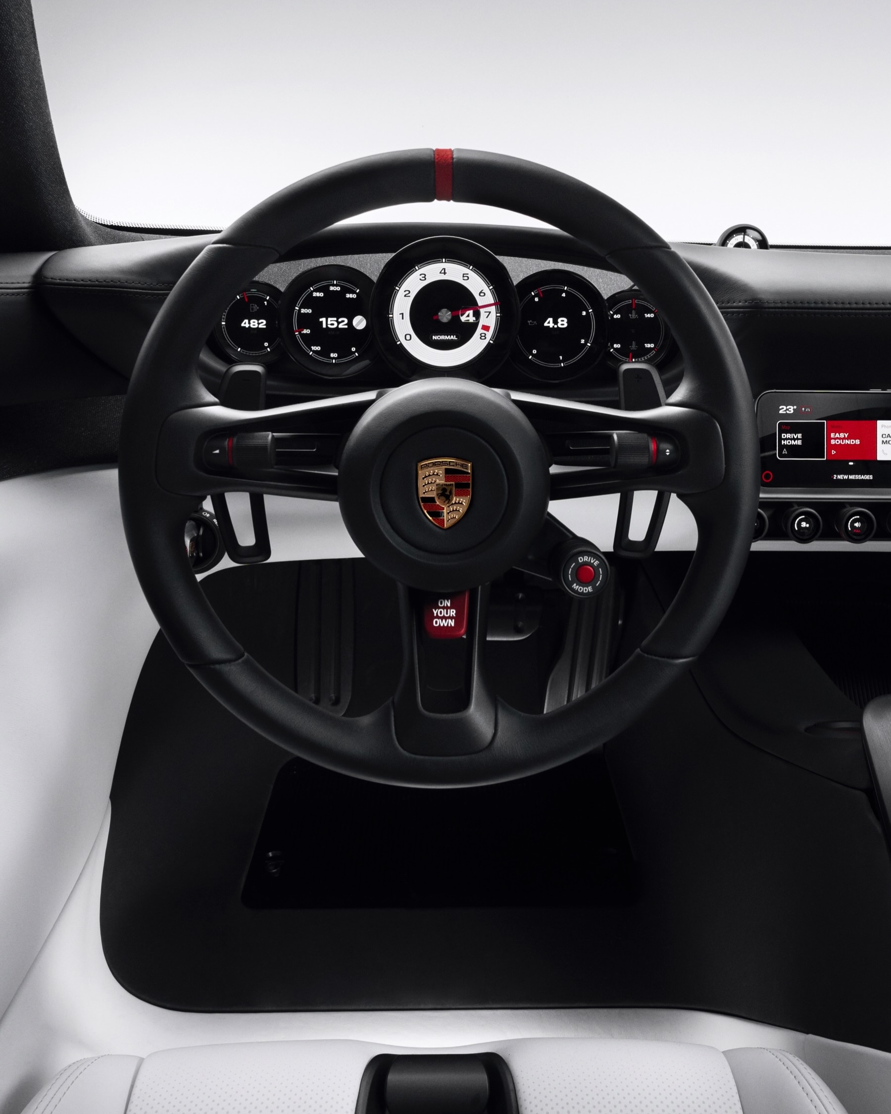 Porsche Mission S concept rear profile