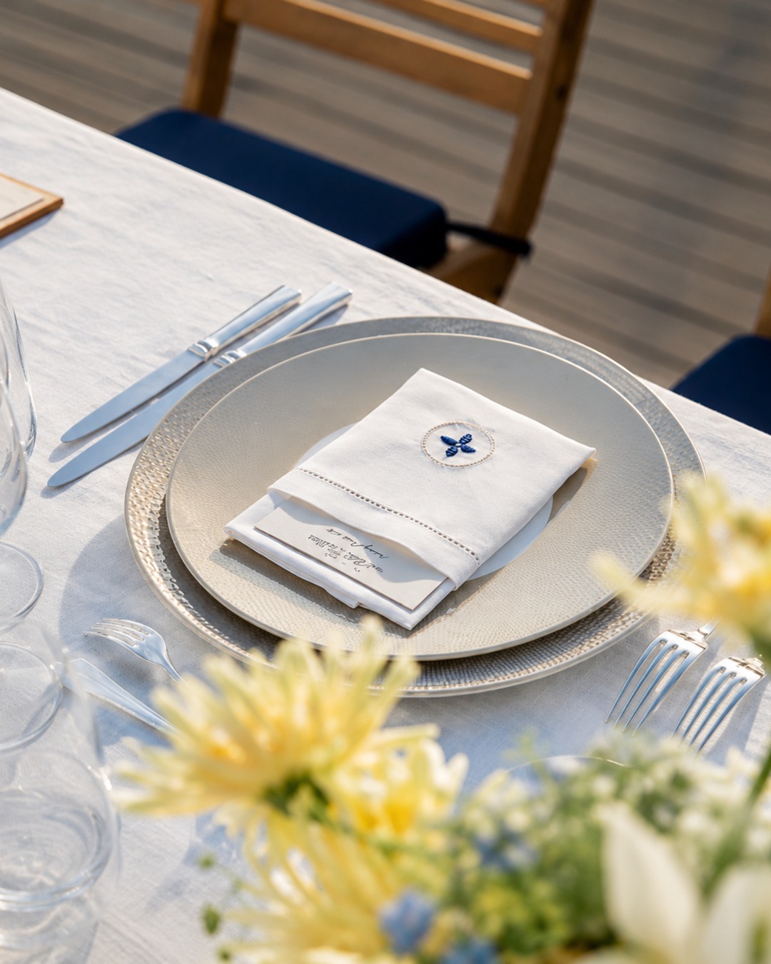 Orient Express inspired luxury dining atmosphere