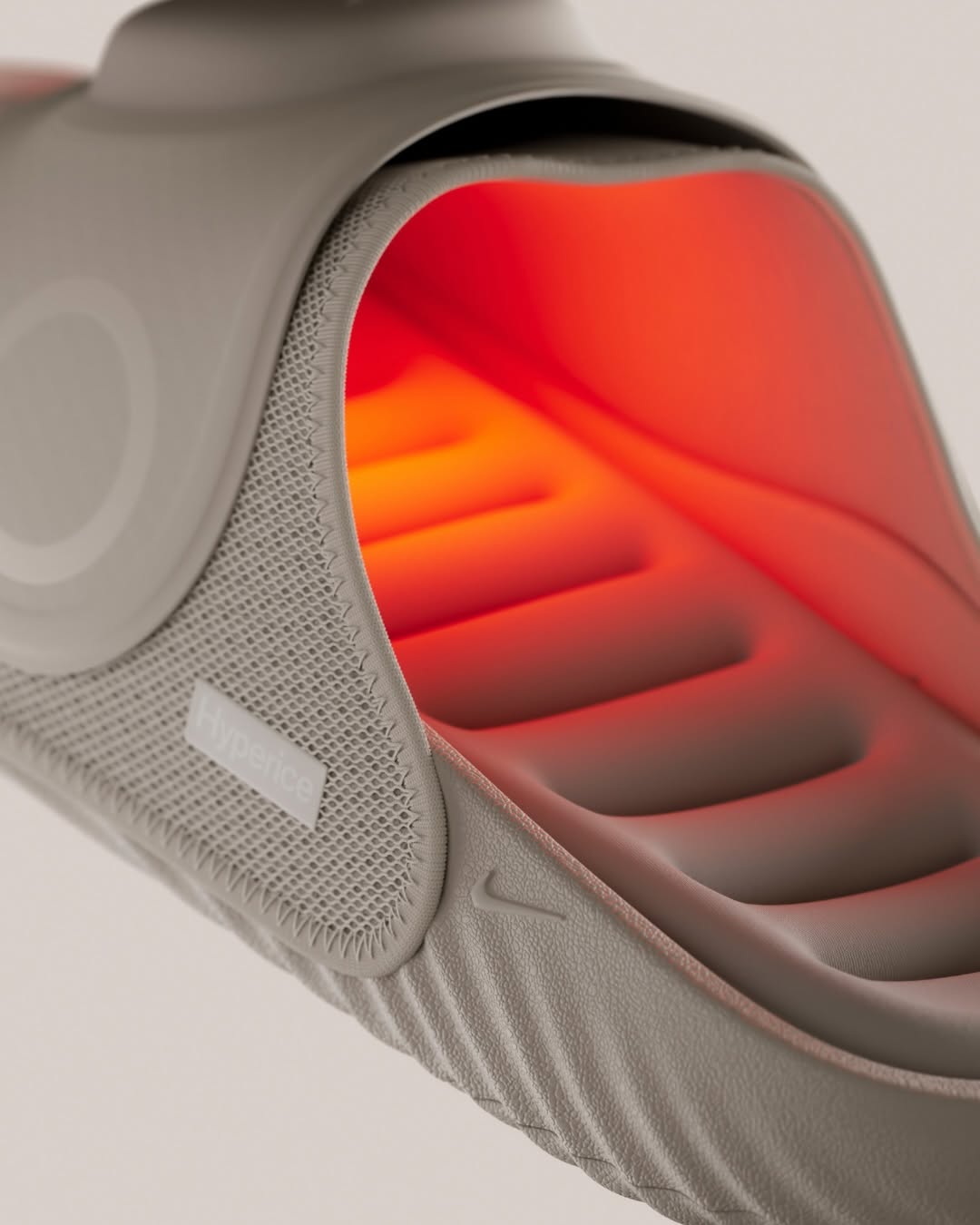 Nike and Hyperice recovery slide lifestyle