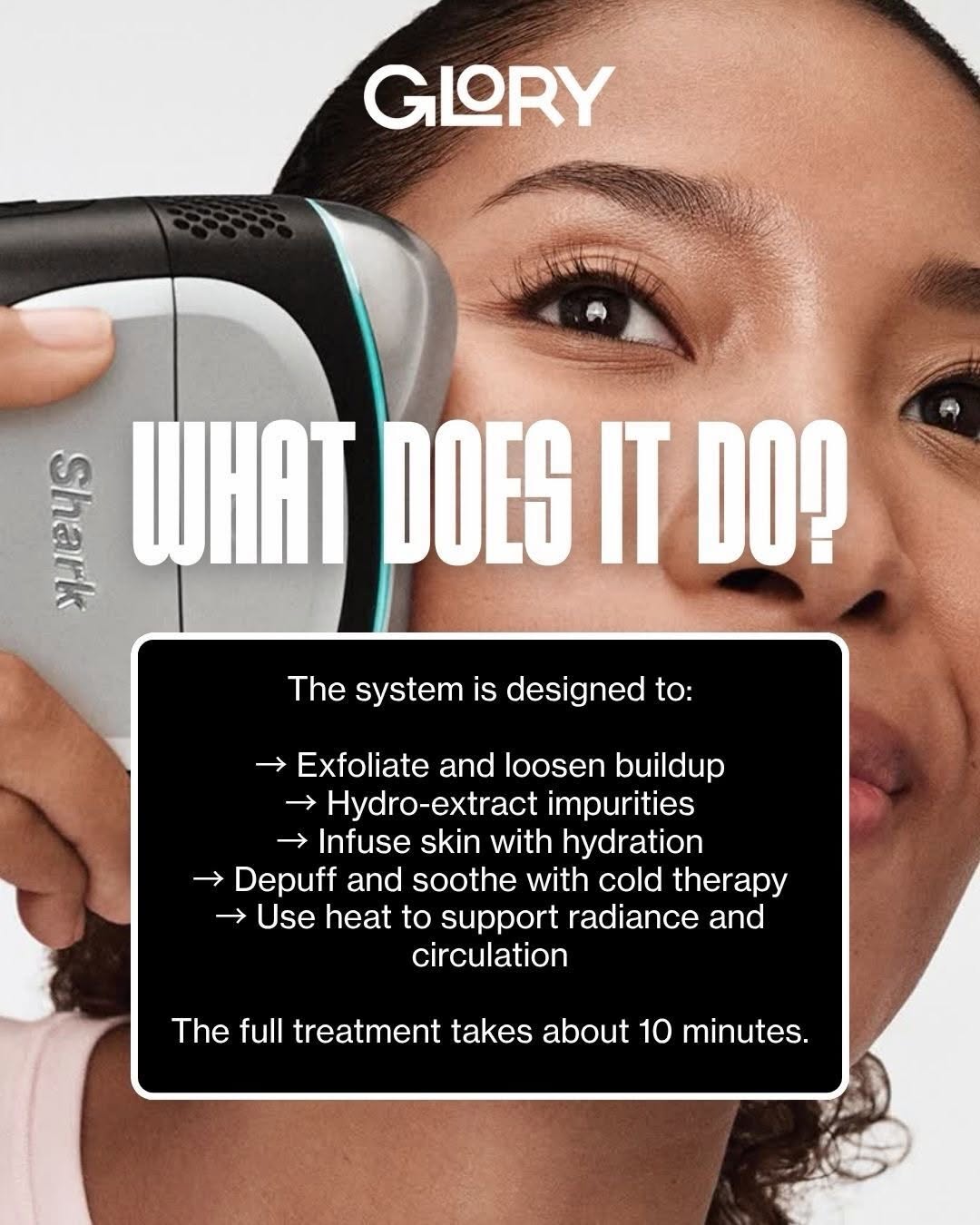 Shark Beauty FacialPro Glow ritual