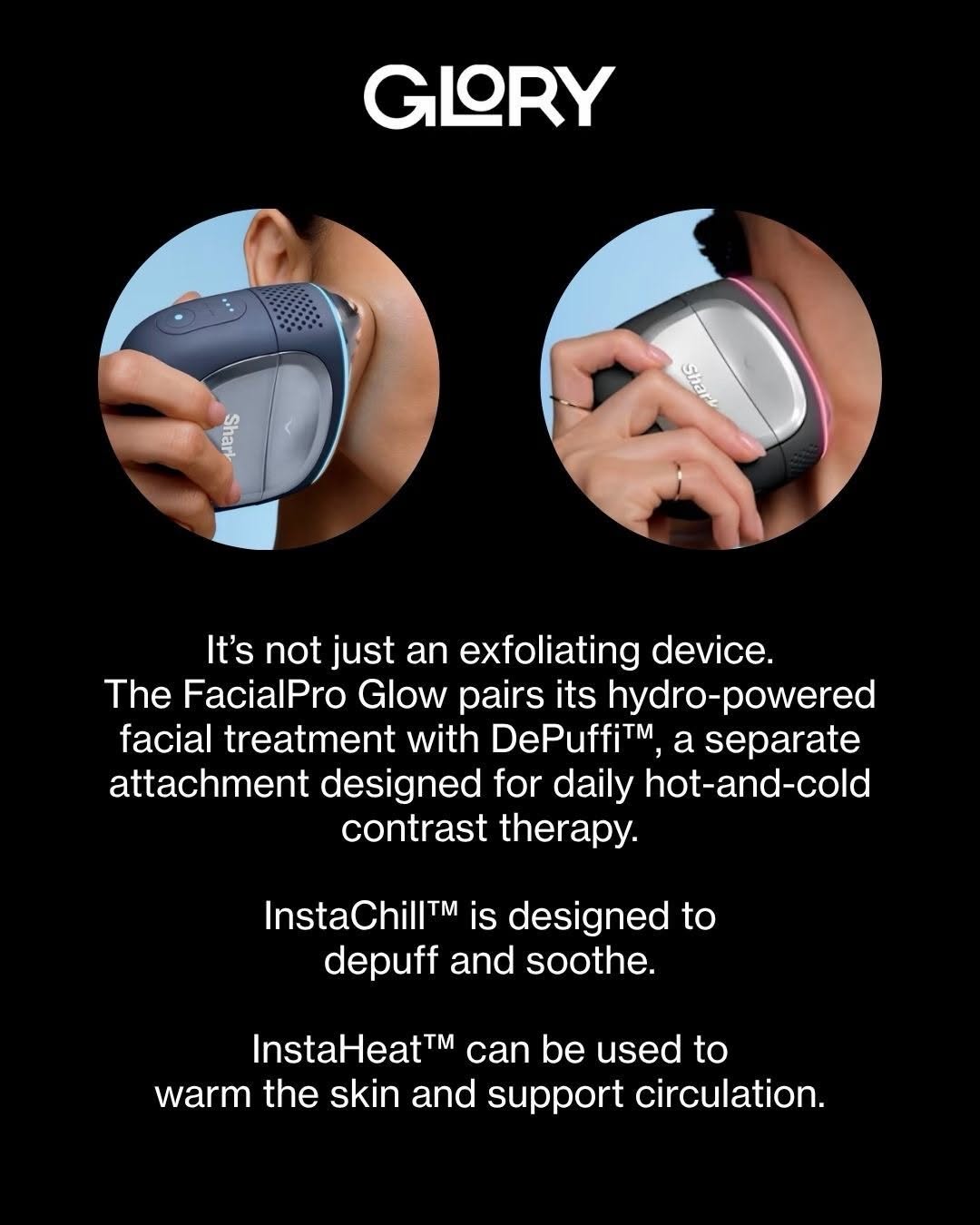 FacialPro Glow attachments and technology