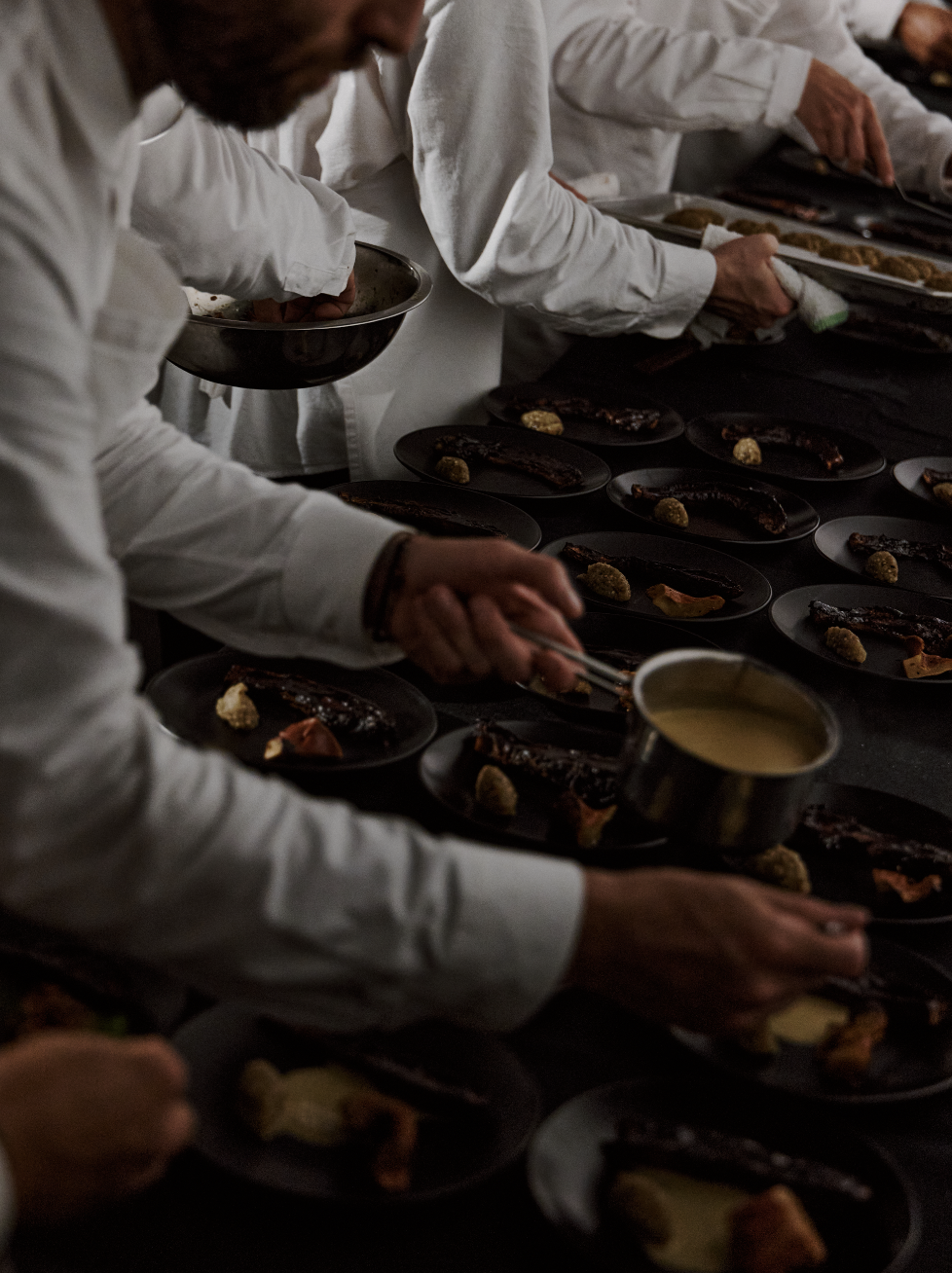 Plated course from Chef Francis Blais for Menu Extra